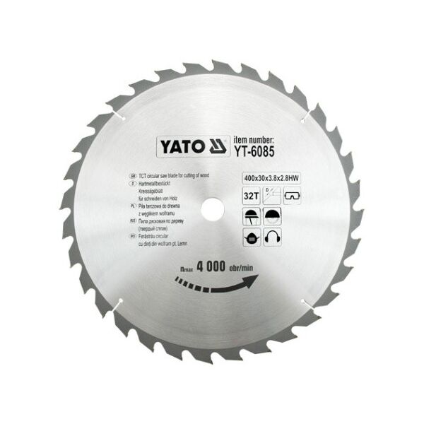 Yato Piła tarczowa do drewna 400x30mm 32z YT-6085