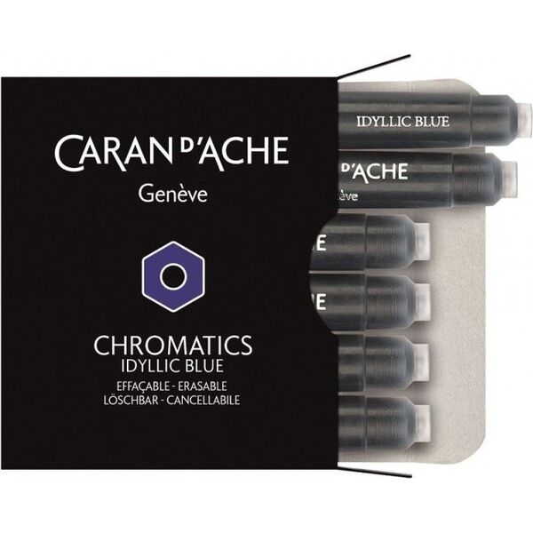 Caran d`Arche Naboje Chromatics niebieskie 6 sztuk