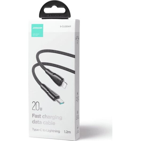 Kabel USB Joyroom USB-C - Lightning 1.2 m Czarny (JYR677)
