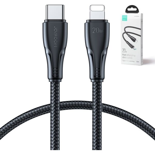 Kabel USB Joyroom USB-C - Lightning 1.2 m Czarny (JYR677)