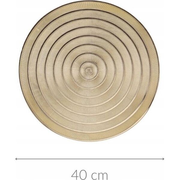 Επιτραπέζιο χαλάκι Douceur d`Interieur Μεταλλικό, Ø 40 cm 14169247 3574387905809