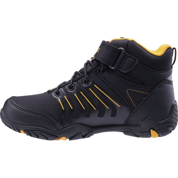 Elbrus OUTDOOR ERIMLEY MID WP TEEN BLACK/DARK TILE BLUE/ORANGE 37