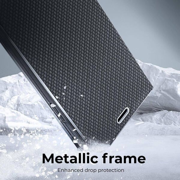 ForCell Kabura Forcell LUNA Book Carbon do SAMSUNG A33 5G czarny