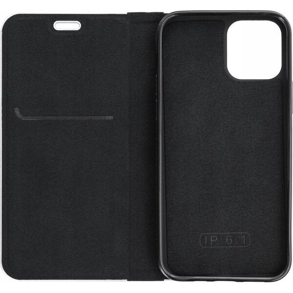 OEM Kabura LUNA Book Carbon do SAMSUNG S21 FE czarny