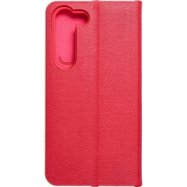 OEM Kabura LUNA Book Gold do SAMSUNG S23 czerwony