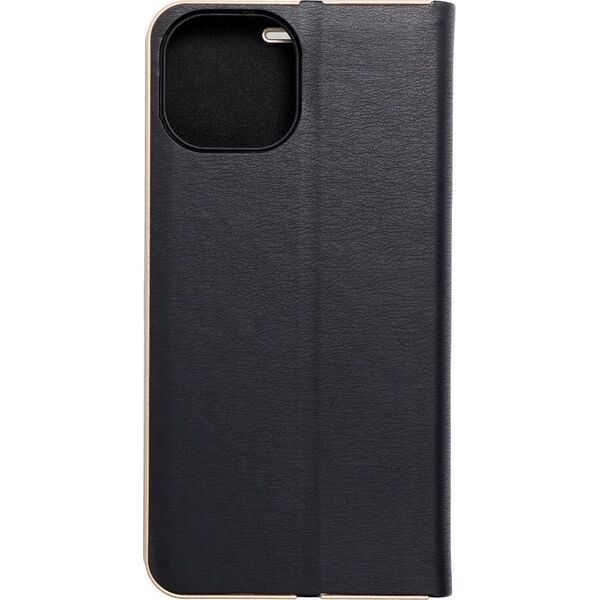 OEM Kabura LUNA Book Gold do IPHONE 15 czarny
