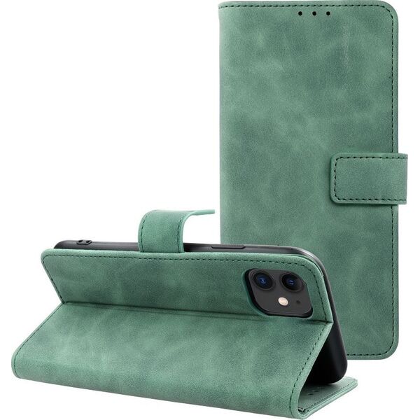 OEM Kabura TENDER Book do IPHONE 12 / 12 PRO zielony