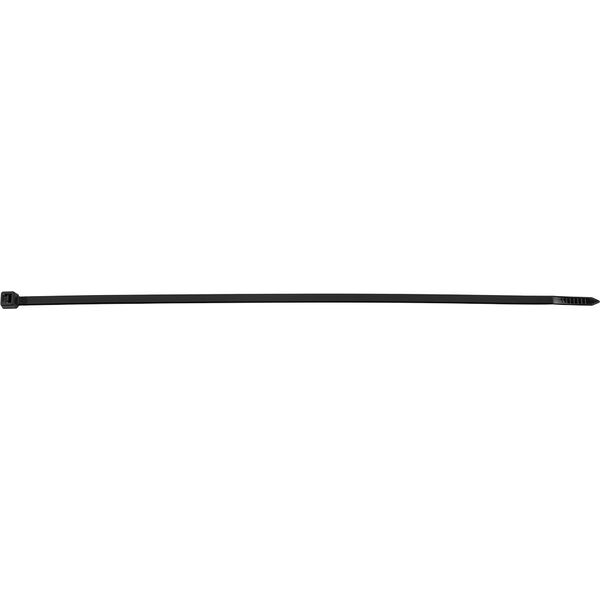Neo Opaski zaciskowe EXTREME 4.8 × 370 mm, czarne, 50 szt.