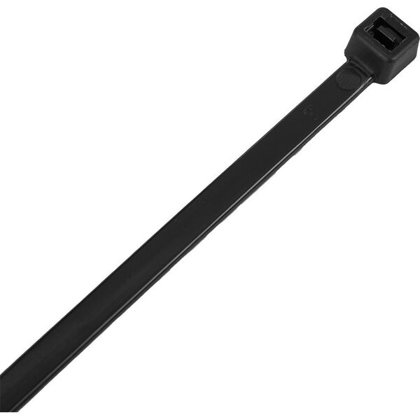 Neo Opaski zaciskowe EXTREME 4.8 × 370 mm, czarne, 50 szt.