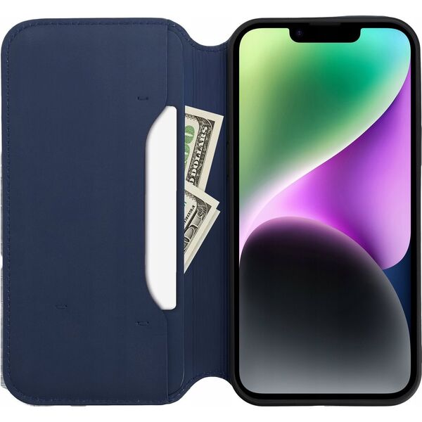 OEM Kabura DUAL POCKET Book do SAMSUNG A55 granatowy