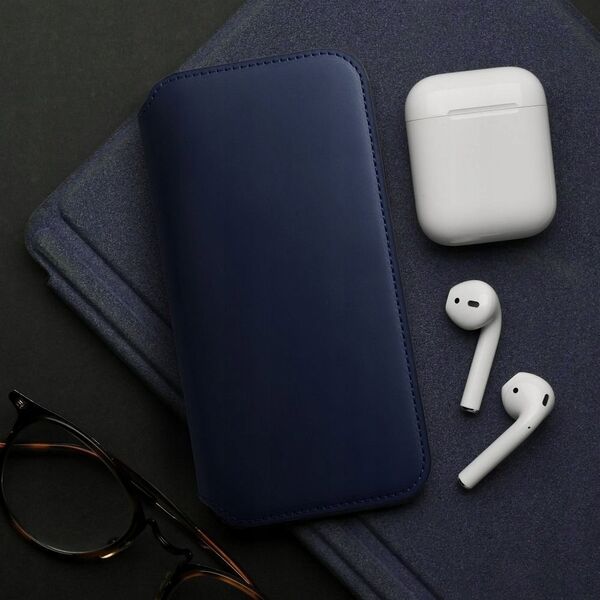 OEM Kabura DUAL POCKET Book do SAMSUNG A55 granatowy