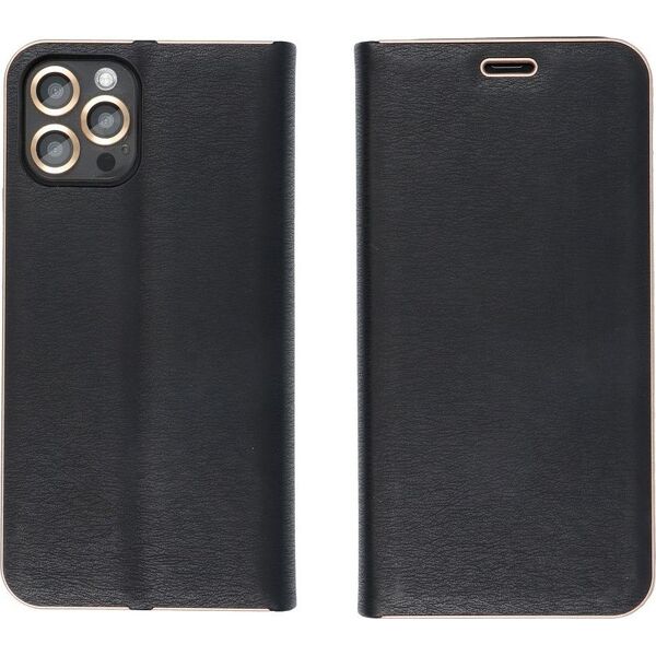 ForCell Kabura Forcell LUNA Book Gold do IPHONE 7 / 8 / SE 2020 czarny