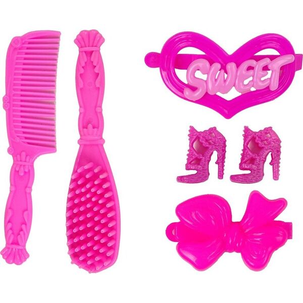 Lalka Księżniczka z Białym Kucykiem Figurki Akcesoria LEAN Toys