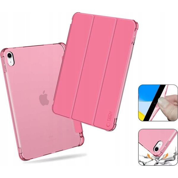 TECH-PROTECT SC PEN HYBRID IPAD 10.9 10 / 2022 CRYSTAL MAGENTA