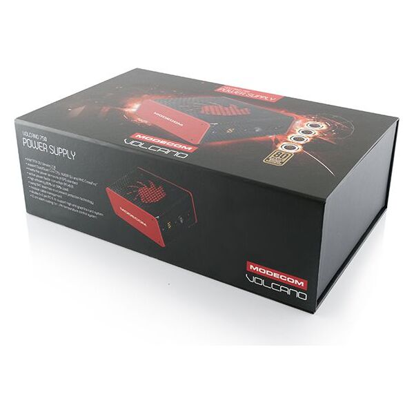 Zasilacz Modecom Volcano 750W (ZAS-MC85-SM-750-ATX-VOLCANO)
