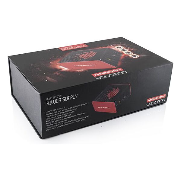 Zasilacz Modecom Volcano 750W (ZAS-MC85-SM-750-ATX-VOLCANO)