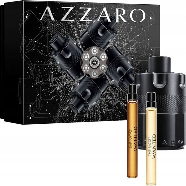 ZESTAW Azzaro The Most Wanted Intense EDP 100ml + EDP 10ml + the most wanted parfum 10ml