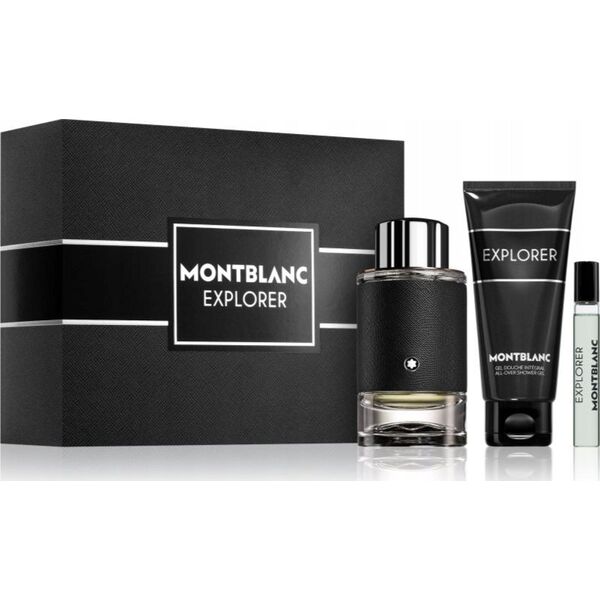 SET MONT BLANC Explorer EDP spray 100ml + MINIATURA EDP  7,5ml + SHOWER GEL 100ml