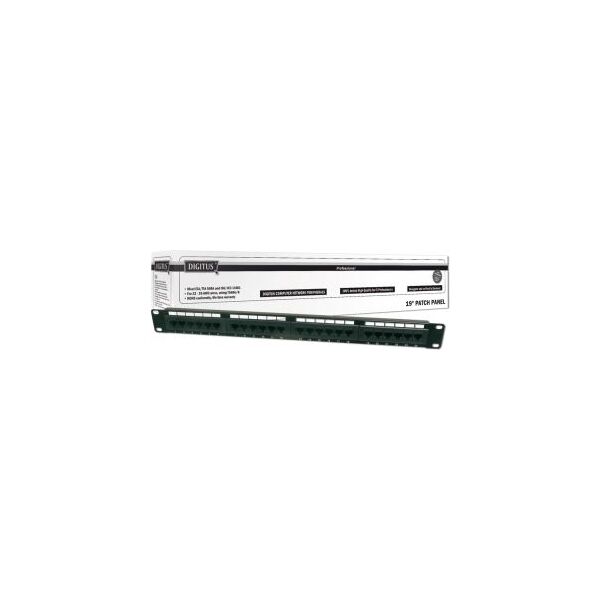 Digitus Patch panel 19" 1U 24x RJ45 LSA kat.6 (DN-91624U)
