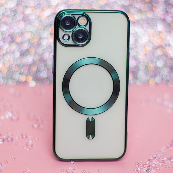 Color Chrome Mag case for Samsung Galaxy S25 green 5906961928078