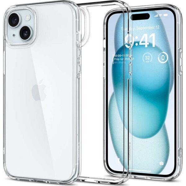 Spigen Spigen Crystal Hybrid, crystal clear - iPhone 15