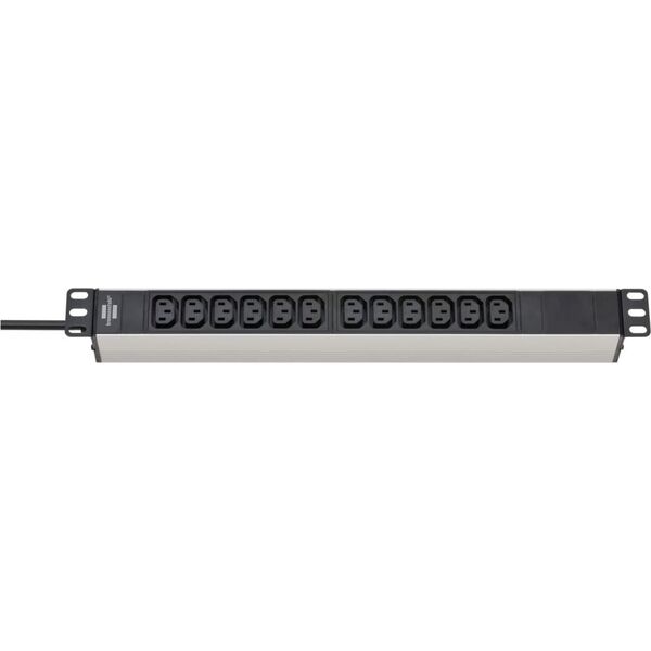 Brennenstuhl  Listwa zasilająca 19" Alu-Line 12x IEC C13 2m (438455)
