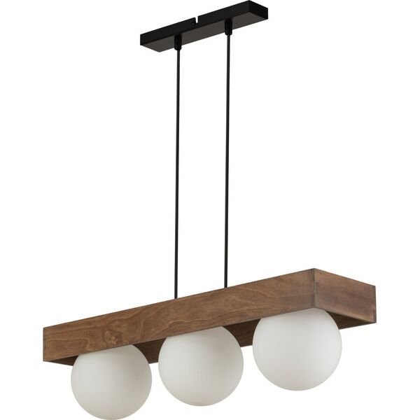 Lampa wisząca Sigma Sigma Bloom 33665 lampa wisząca zwis 3x12W G9 drewniana/biała 14158697 5905143284964