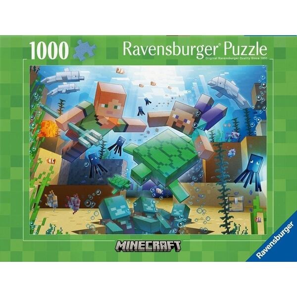 Ravensburger Puzzle 1000 Minecraft Mozaika
