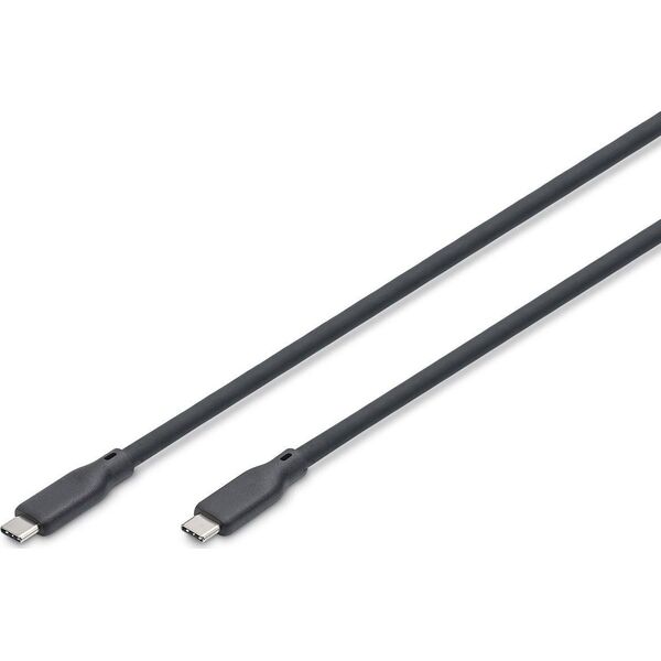 Καλώδιο USB Digitus Καλώδιο USB σιλικόνης Digitus, USB 10 Gb/s, 1 m, μαύρο 14210120 4016032496076
