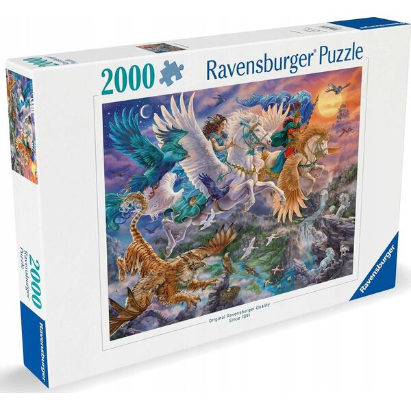 Ravensburger Puzzle 2000 Fantazja - Pegaz