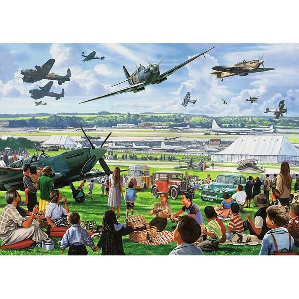Trefl PUZZLE 1000 PremPlus Tea Time:Pokaz lotniczy 10846