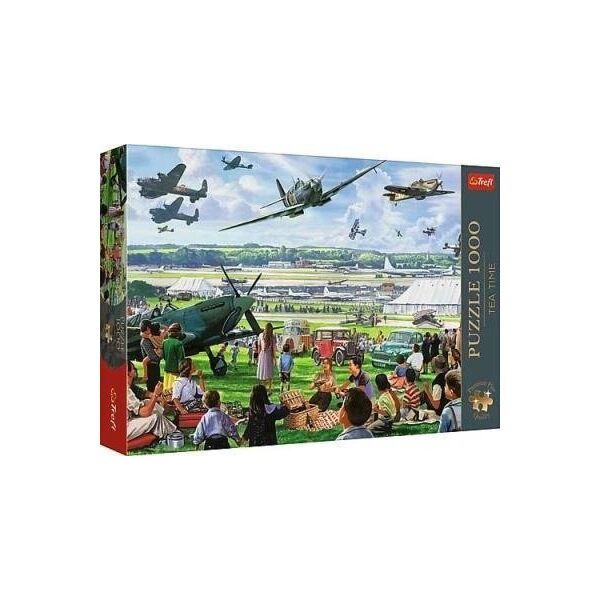 Trefl PUZZLE 1000 PremPlus Tea Time:Pokaz lotniczy 10846
