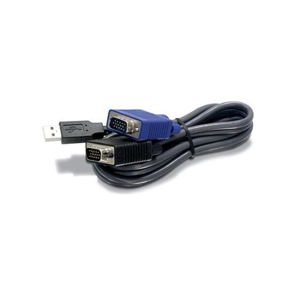 TRENDnet Kable KVM, 3m, Czarny (TKCU10)