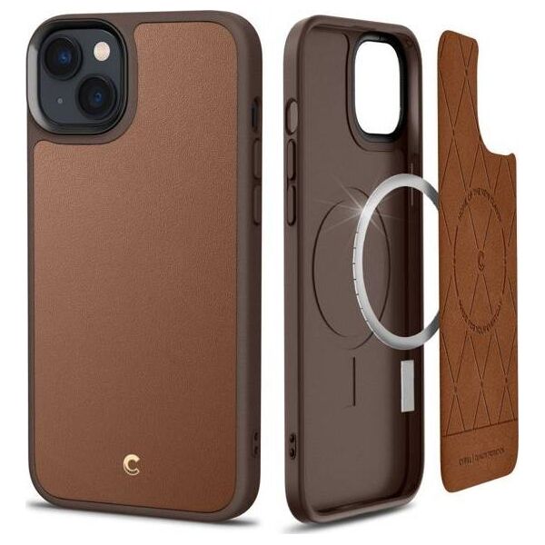 Spigen Etui Spigen Cyrill Kajuk Mag MagSafe Apple iPhone 14 Plus Saddle Brown