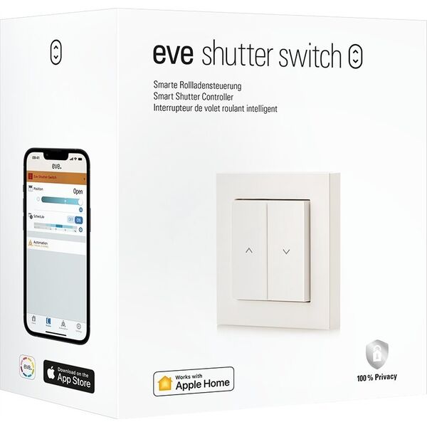 Eve Systems GmbH Eve Shutter Switch - inteligentny kontroler rolet okiennych (technologia Thread)