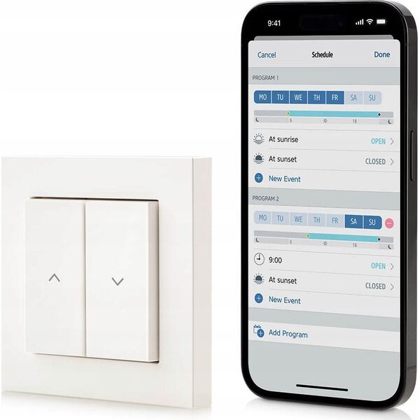 Eve Systems GmbH Eve Shutter Switch - inteligentny kontroler rolet okiennych (technologia Thread)