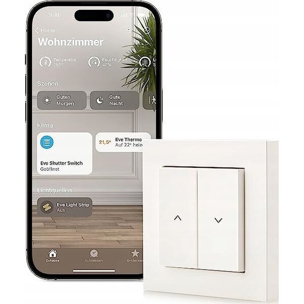 Eve Systems GmbH Eve Shutter Switch - inteligentny kontroler rolet okiennych (technologia Thread)