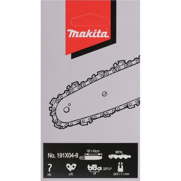 ΑΛΥΣΙΔΑ ΚΟΠΗΣ Makita MAKITA 80TXL 45cm 1,1mm 0,325" 13919971 88381590761