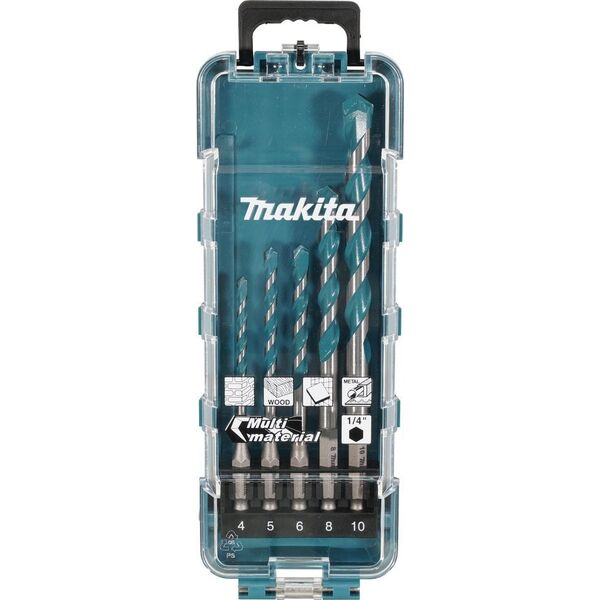 Δράπανο Makita MAKITA UNIVERSAL DRILL SET 1/4" HEX /5 τεμ. 13920013 88381786645