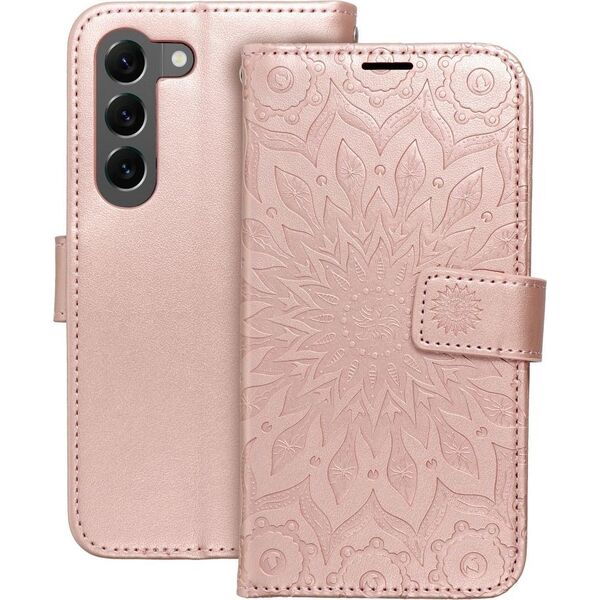 OEM Kabura MEZZO Book do SAMSUNG S23 mandala złoty róż