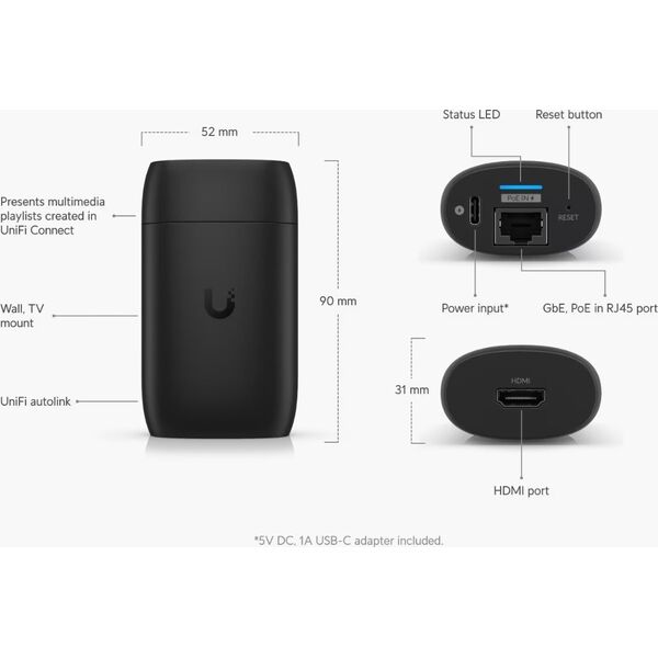 System przekazu sygnału AV Ubiquiti Connect Ubiquiti UC-Cast