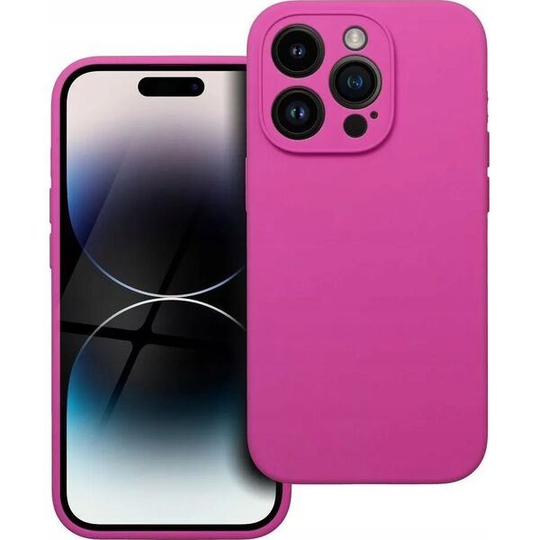 OEM Futerał SILICONE 2mm do IPHONE 14 Pro róż