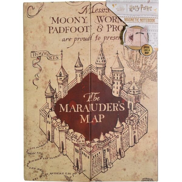 Harry Potter ThumbsUP! Notizbuch A5- Harry Potter - Karte d. Rumtreibers