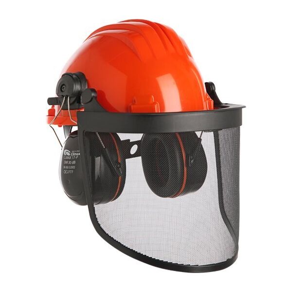 Climax CLIMAX SAFETY HELMET WITH NET AND EAR MUFFLES 437