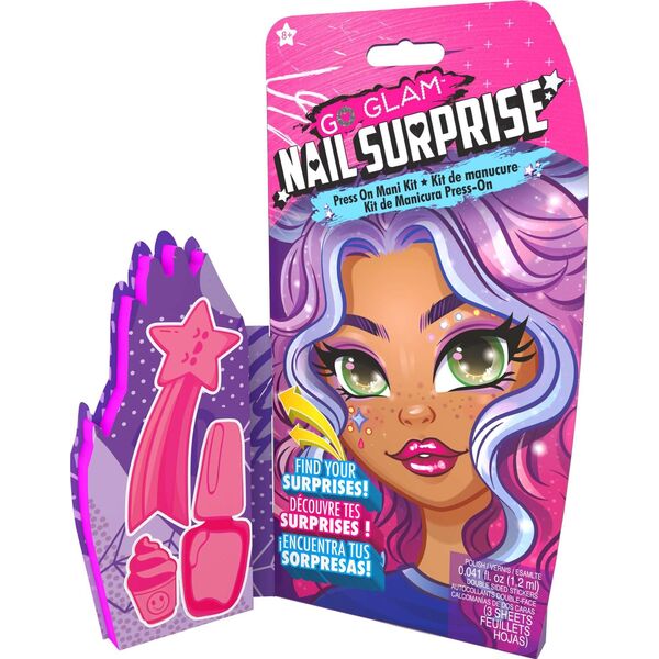 Spin Master Cool Maker Go Glam Nail Surprise zestaw do paznokci tipsy + akcesoria lakier