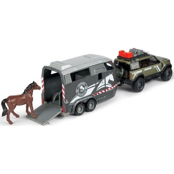 Majorette MAJORETTE Grand Land Rover Zestaw Dżokeja 25cm