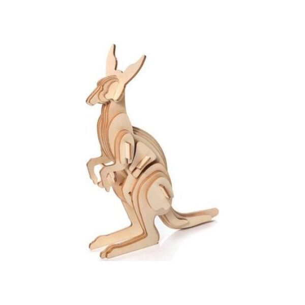 Little-Story Little Story Drewniane Puzzle Model 3D - Kangur