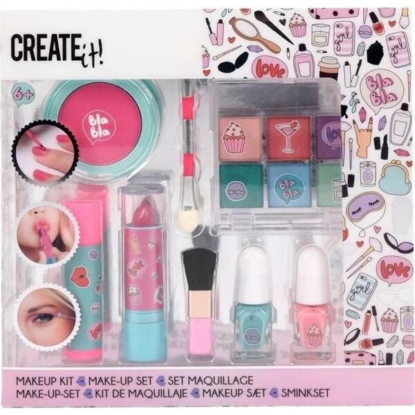 Canenco Zestaw Make-up róż, turkus CREATE IT!