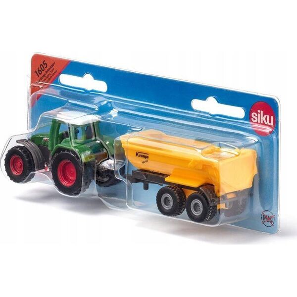 Siku SIKU 1605 Traktor FENDT 926 ciągnik rolniczy +Wywrotka Krampe pojazd metal