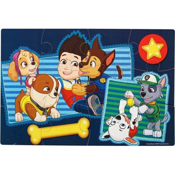 Spin Master *****SPIN Psi Patrol puzzle drewniane 4w1 6040049